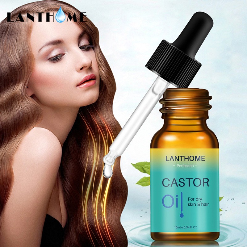 Private Label 100% Pure Natural Organic Cold Pressed Castor Oil for Hair Eyelash Eyebrow Growth