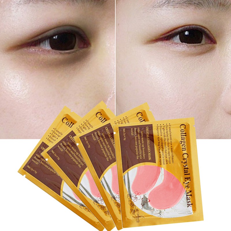 OEM Crystal Eye Mask Moisturizing Anti-Wrinkle Cooling Eye Bags Care Patch with Vitamin Aloe Vera Ingredients Sheet Form Gels