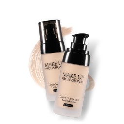 Professional Anti-Acne Oil-Control Concealer Mineral Beauty Foundation Liquid Natural Nude Waterproof Packed in Bottle