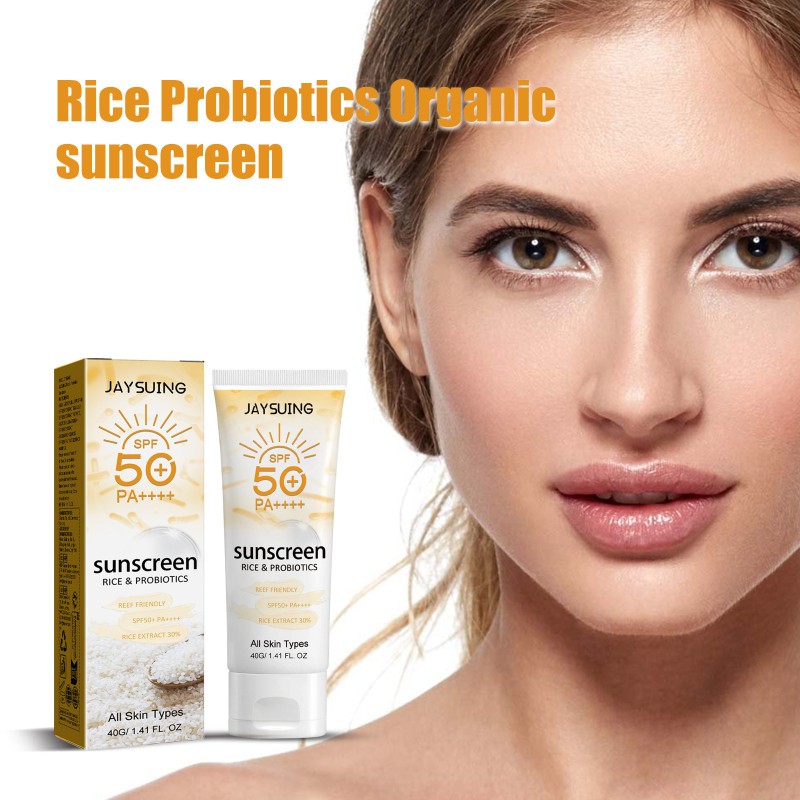 Private Label Organic Sunscreen Cream Spf 50 Moisturizing Whitening Sunblock Cream Face Cream Sunscreen Lotion 3 Years Glycerin