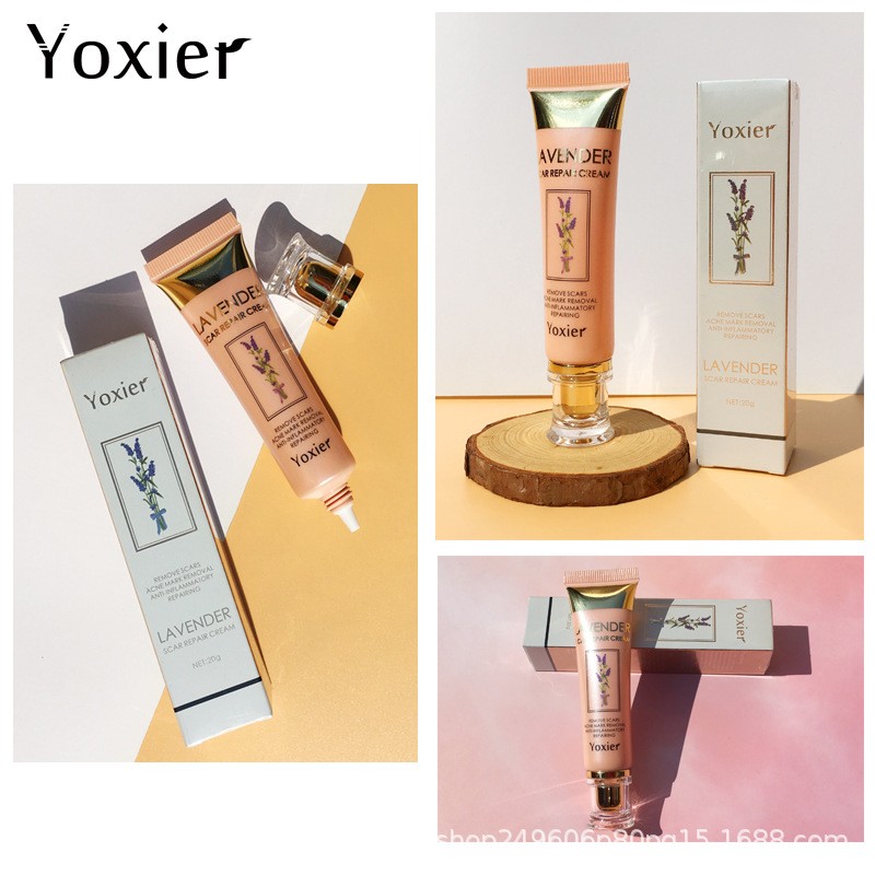 Yoxier Lavender Scar Repair Cream Removes Acne Marks Whitening Cream Skin Care