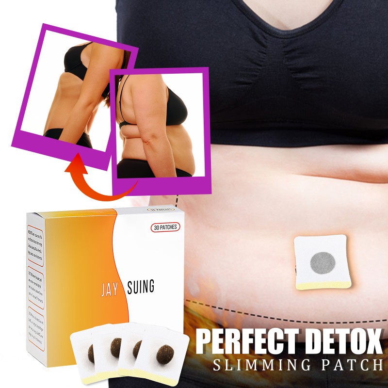 30pcs Packed Natural Herbal Weight Loss Sleep Magnet Belly Slimming Patch Cream Form