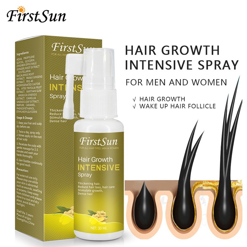 Natural Hair Growth Serum Nutritious and Supple Hair Growth Intensive Spray