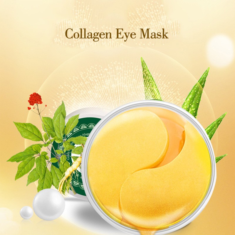 Private Label Eye Gel Pads Hydrogel Crystal 24K Gold Collagen Korean Eye Mask Under Eye Patch