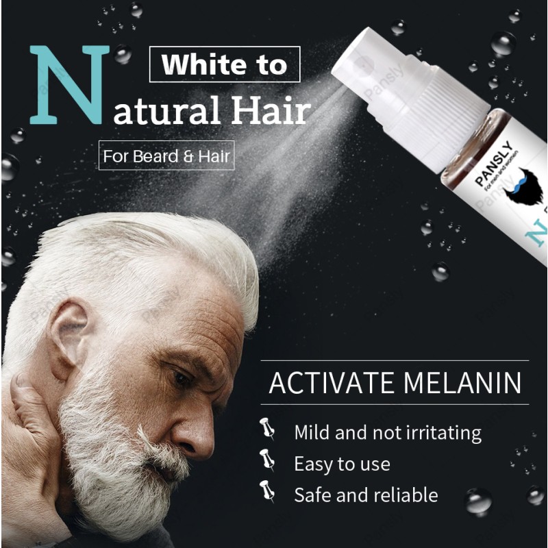 Herbal Moisturizing Hair Holding for Men Hair Spray Powder and White Hair Beard  Treatment