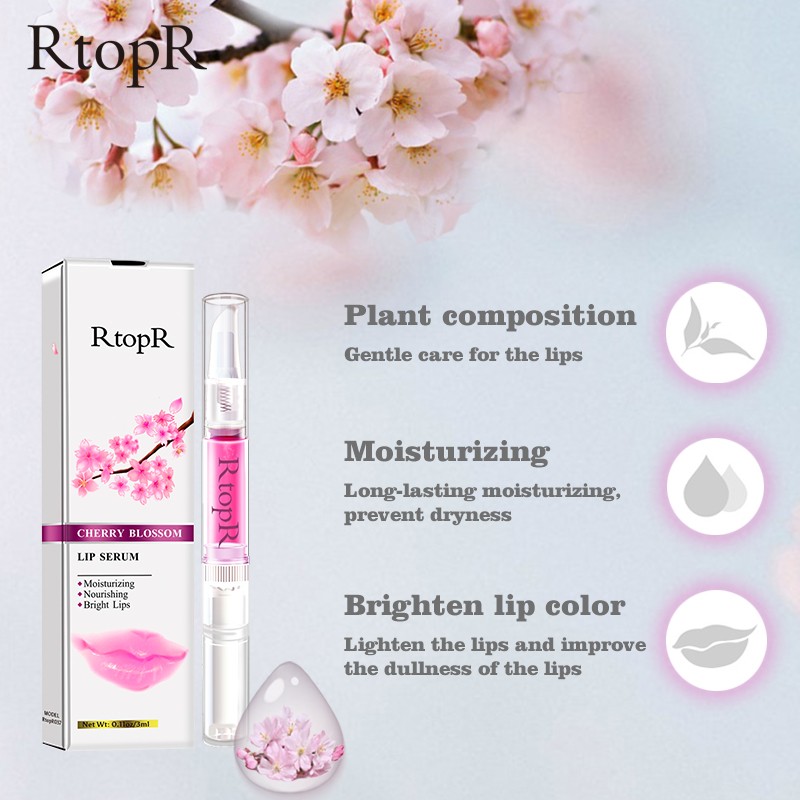 Natural Lip Augmentation Lip Serum Plumper Moisturizing Nourishing Essence Lip Care Enhancer Serum