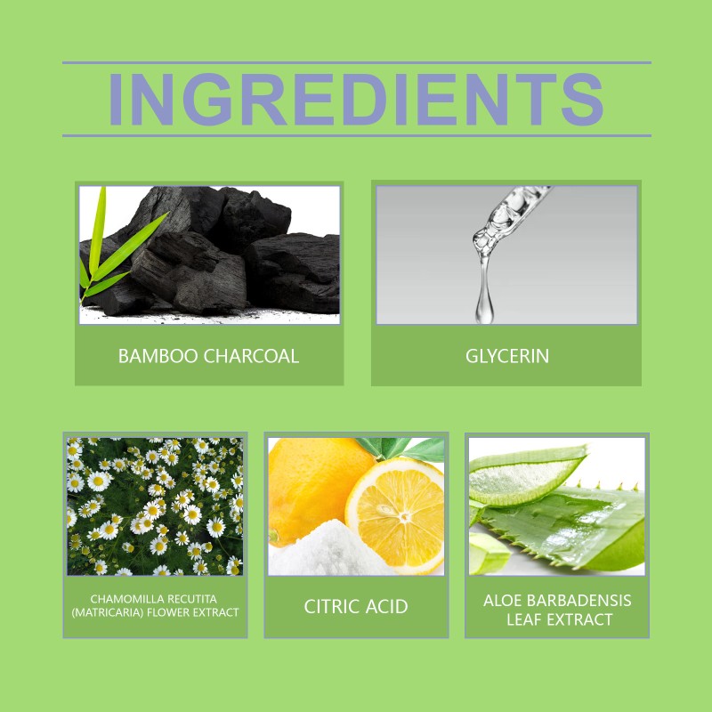 HOYGI Bamboo Charcoal Blackhead Patch Deep Cleaning Shrinking Pores Nose Strips