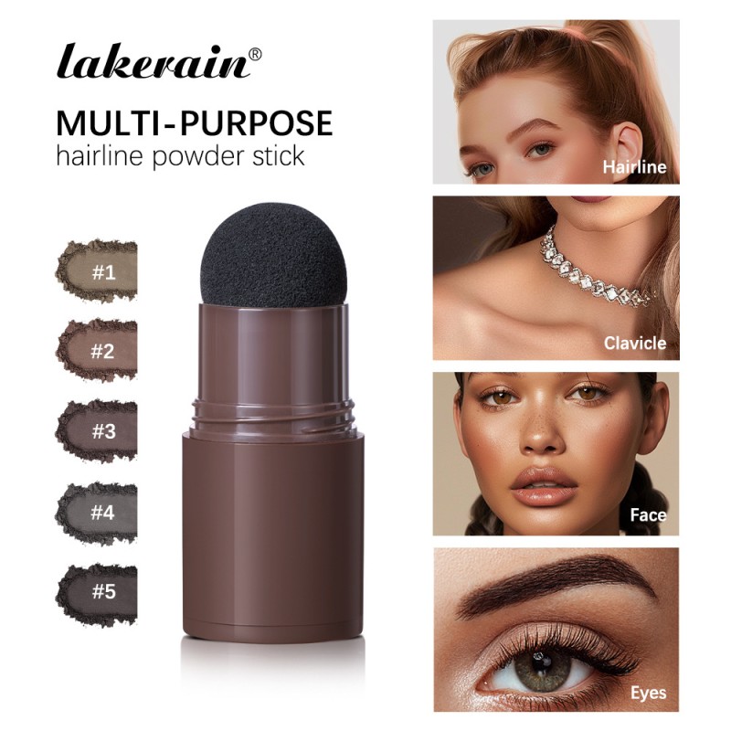 LAKERAIN Hair Line Shadow Concealer Waterproof Hairline Filling Powder Stick