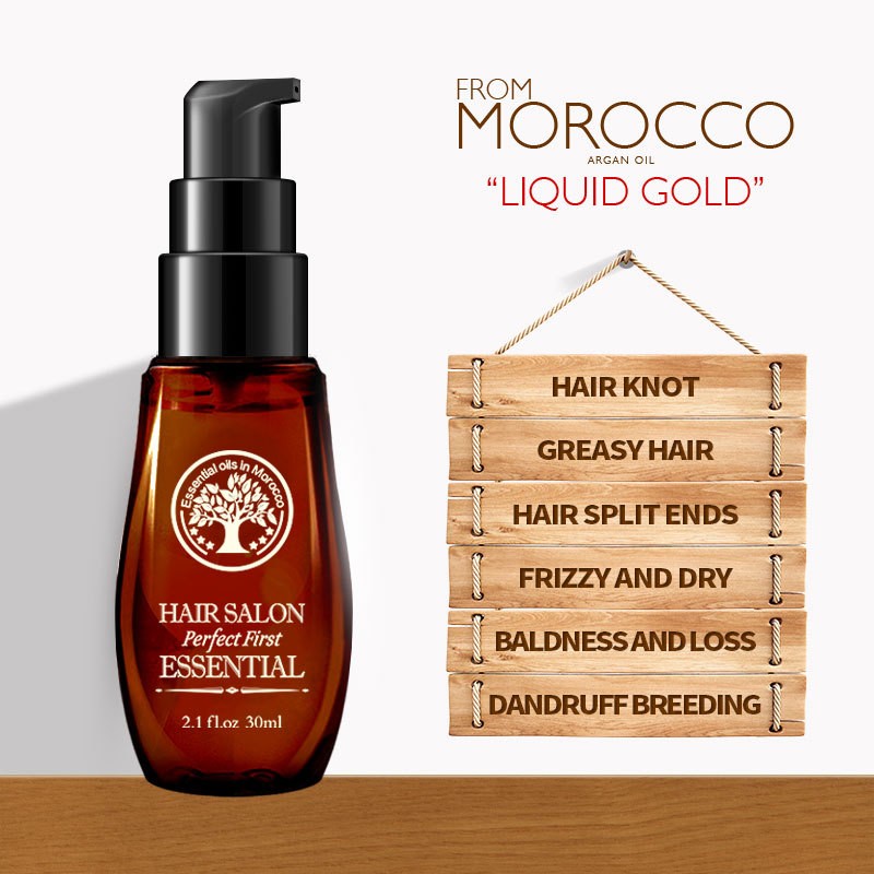 Organic Moroccan Essential Oil Prevent Hair Loss No Wash African Hair Care Products
