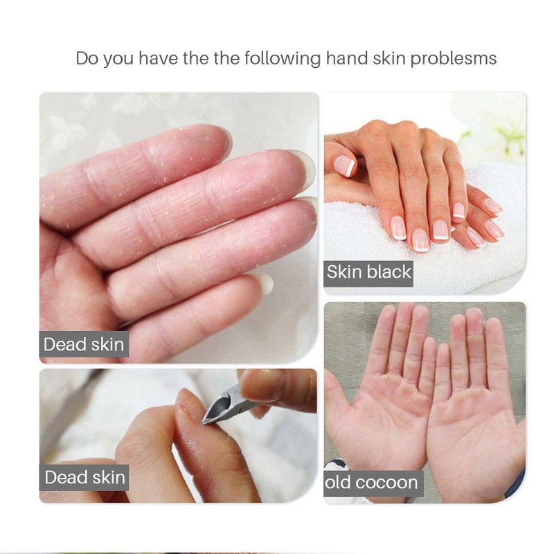 Efero Rose Organic Hand Mask Glove Barbed Rough Skin Repair Moisturizer