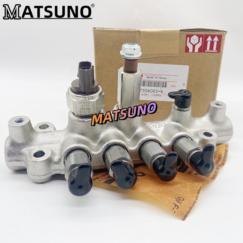 Common Rail Assembly Factory - Zx200-3 Isuzu 4Hk1 Engine OEM