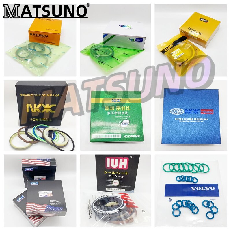 Boom Seal Kit Factory - R220LC-9S Hydraulic Arm Cylinder Seal