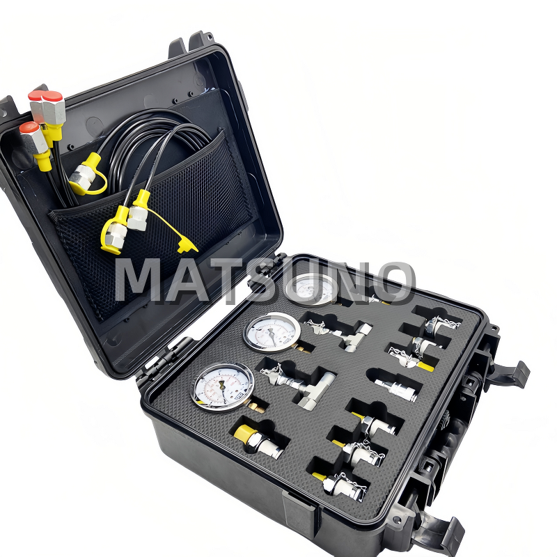 Hydraulic Pressure Gauge Set Factory - 5 Gauges Stainless Steel