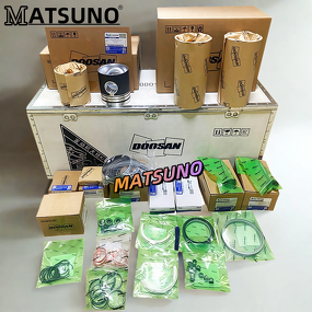 Engine Overhaul Kit Factory - Doosan DE08 D1146 Tier-2 Service Kit