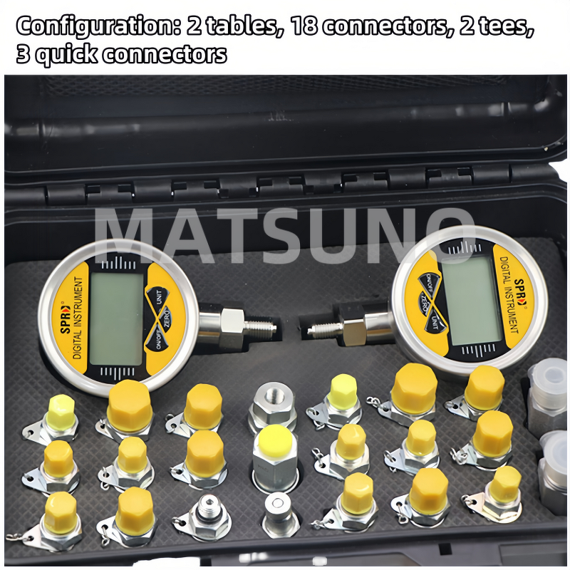 Excavator Diagnostic Tool Factory - Digital Hydraulic Pressure Gauge