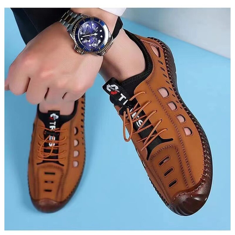 Sandals Factory - OEM Men's Breathable Hollow Hole Beach