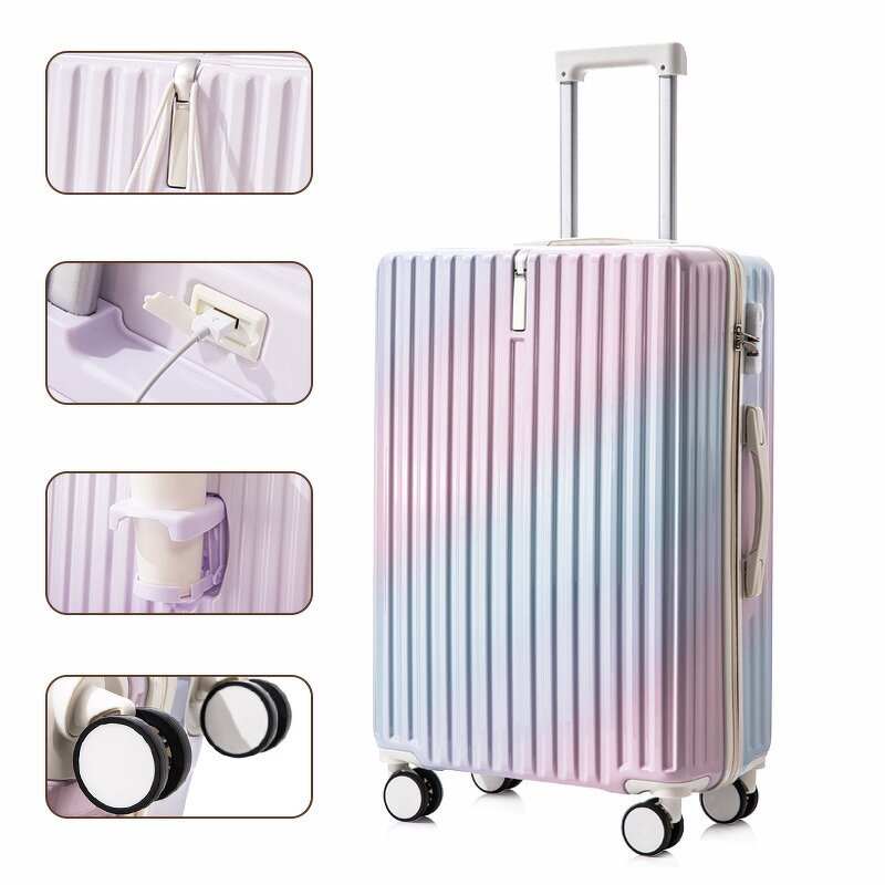 Trolley Luggage Manufacturer - OEM Gradient Color ABS+PC Spinner