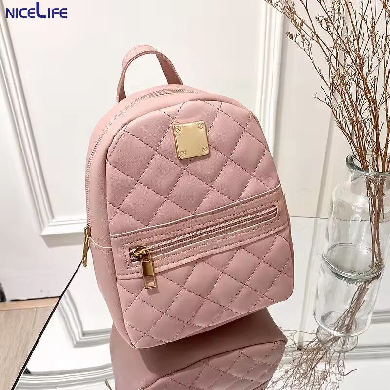 Rucksack Manufacturer - OEM Black PU Stone Leather Backpack