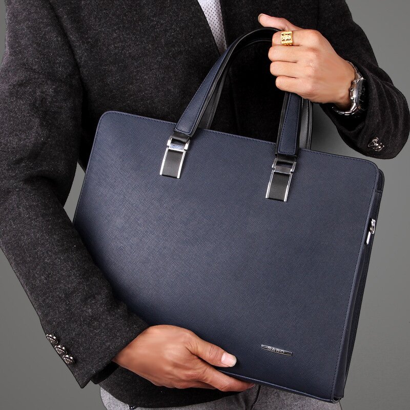 Handbag Factory - OEM Men's Kangaroo Waterproof Soft Briefcase