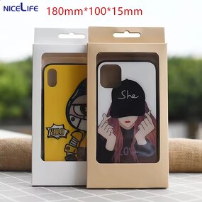 Phone Case Box Factory - OEM Small MOQ Custom Window Packaging