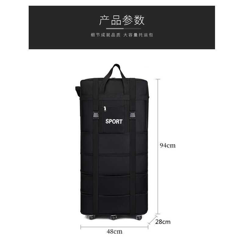 Duffle Bag Factory - OEM 22-Inch Oxford Waterproof 4 Wheels