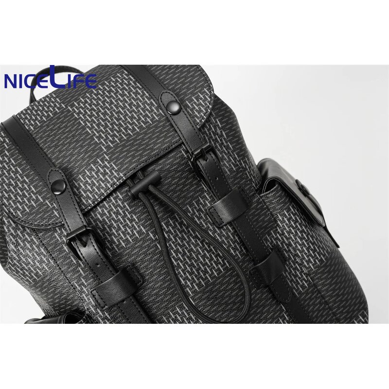 Plaid Backpack Supplier - OEM Trendy Student Computer Bag