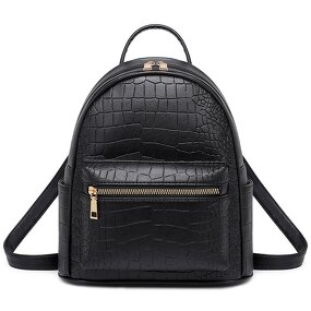 Leather Backpack Manufacturer - OEM Vegan PU Monogram Embossed