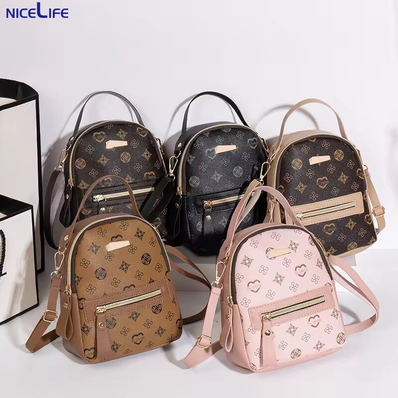 Mini Bag Supplier - OEM Women's Small Leather Backpack
