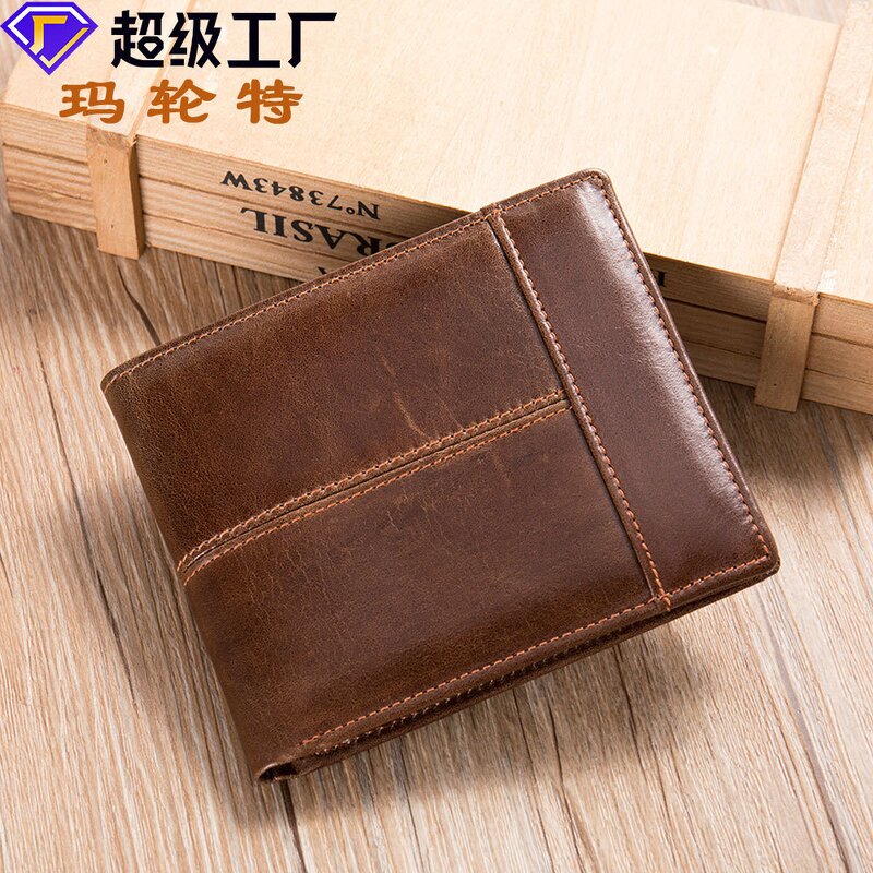 Men's Wallet Manufacturer - OEM Genuine Cowhide Leather Vintage