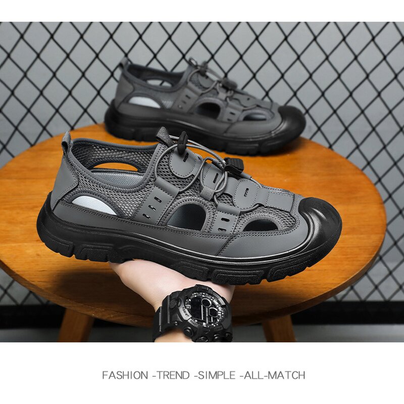 Beach Shoes Factory - OEM Men's Soft-Sole Mesh Barefoot