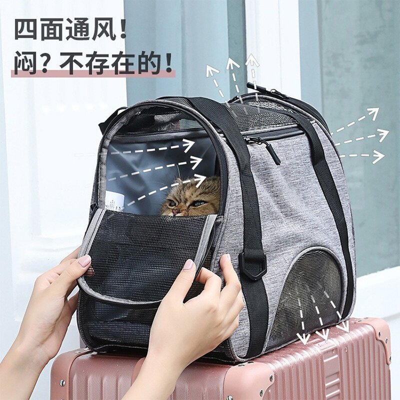Pet Carrier Backpack Manufacturer - OEM Hot Selling Wear-Resistant Mesh