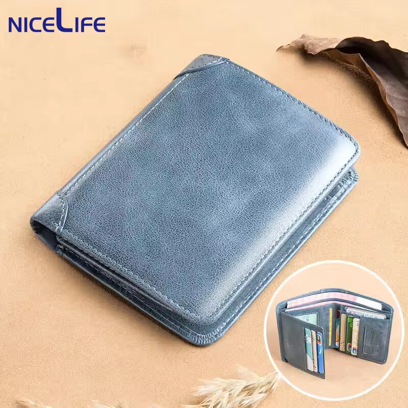 Slim Wallet Factory - OEM Men's Genuine Leather Card Holder