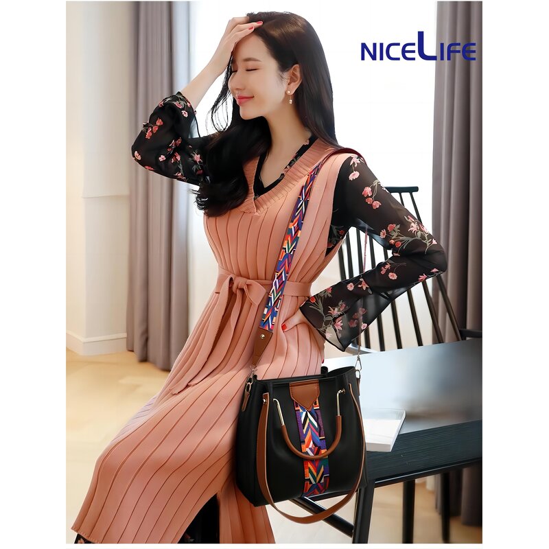 Purse and Wallet Set Manufacturer - OEM 4 Pieces Ladies Leather Tote