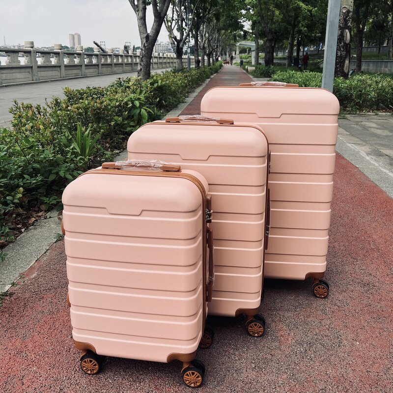 Luggage Set Manufacturer - OEM Orange Hardside Spinner Wheels