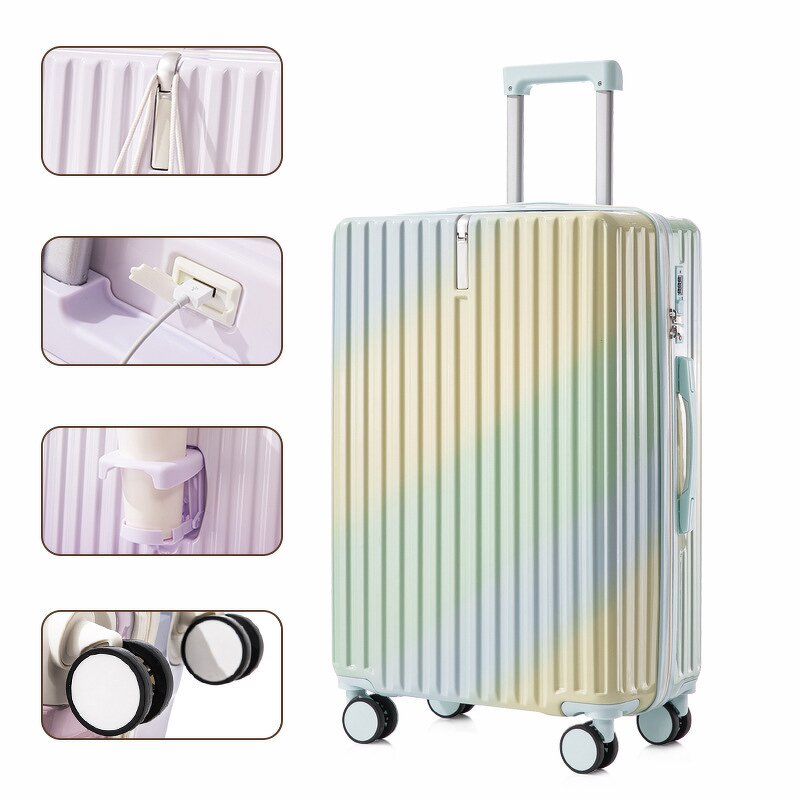Trolley Luggage Manufacturer - OEM Gradient Color ABS+PC Spinner