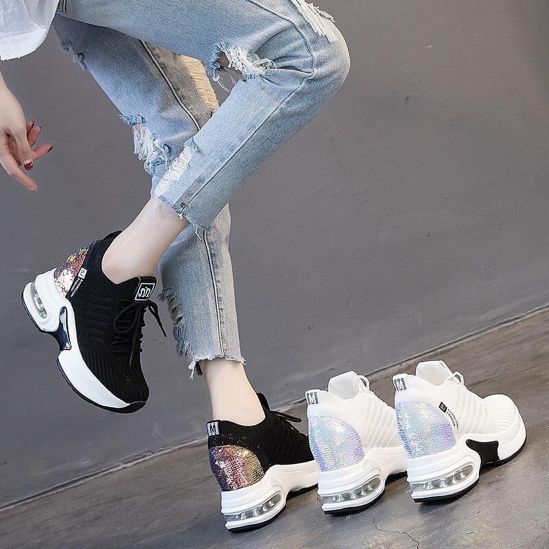 Women's Sneakers Factory - OEM Platform Heels Breathable Summer