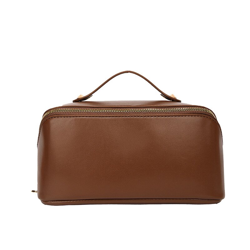 Makeup Pouch Factory - OEM Women's Large PU Leather Geometric