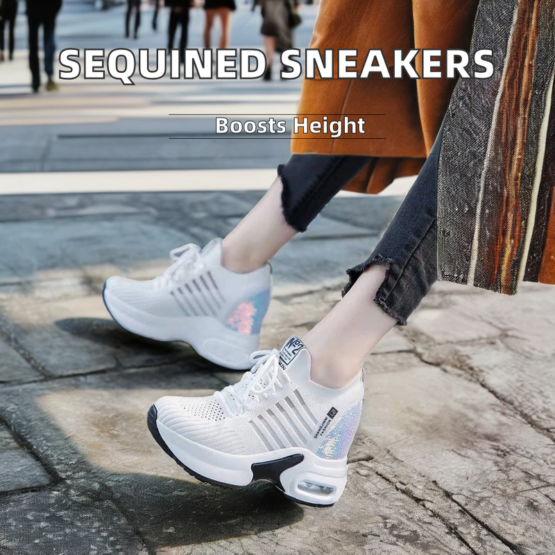 Women's Sneakers Factory - OEM Platform Heels Breathable Summer
