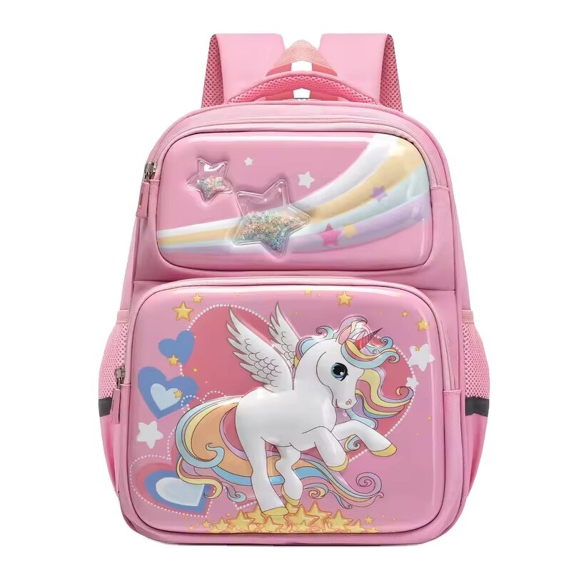 LED Backpack Supplier - OEM 3D Unicorn Kids School Bag