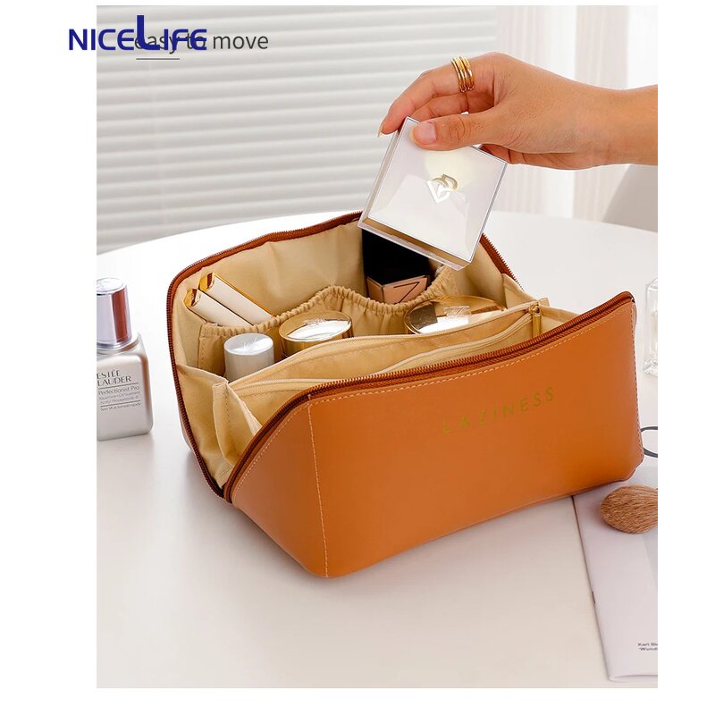 Cosmetic Bag Supplier - OEM Hot Selling Ladies Leather Pouch