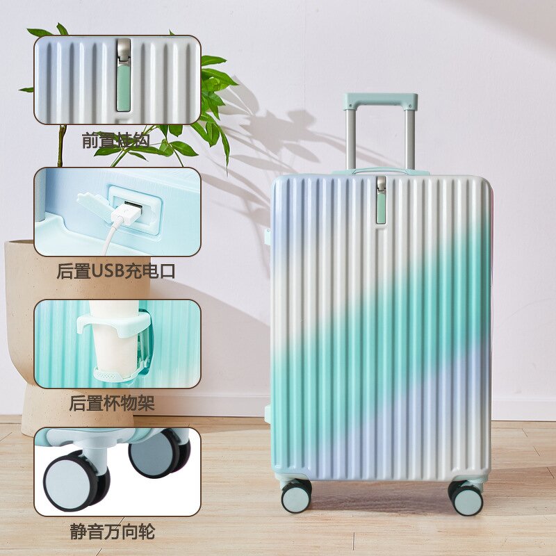 Trolley Luggage Manufacturer - OEM Gradient Color ABS+PC Spinner