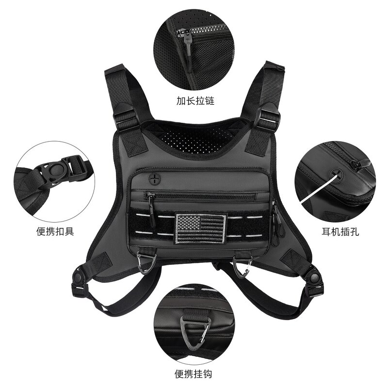Running Vest Bag Factory - OEM GPS Anti-Theft Waterproof Chest