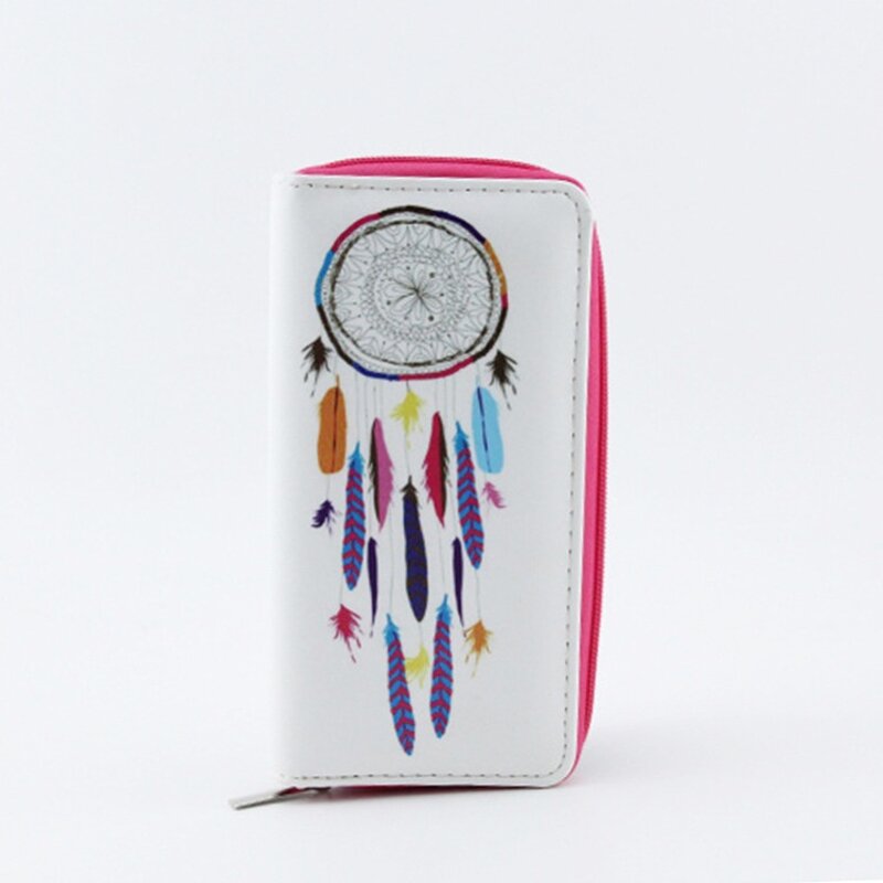 Long Wallet Factory - OEM Women's Pu National Wind Design