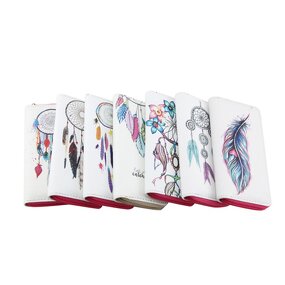 Long Wallet Factory - OEM Women's Pu National Wind Design