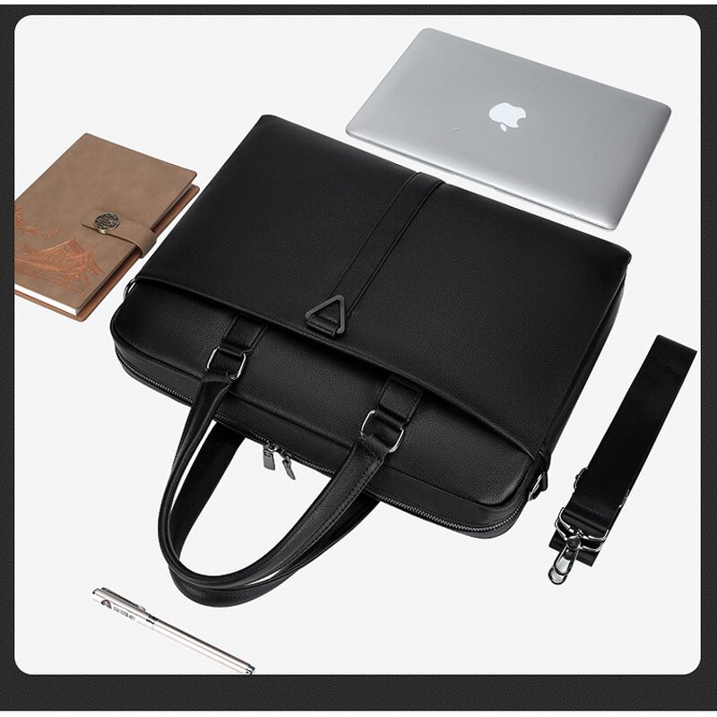 Briefcase Supplier - OEM Men's Soft Canvas Shoulder Bag