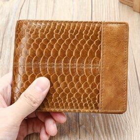 Men's Wallet Manufacturer - OEM Genuine Cowhide Leather Vintage