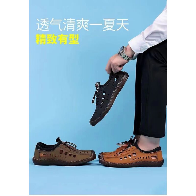 Sandals Factory - OEM Men's Breathable Hollow Hole Beach