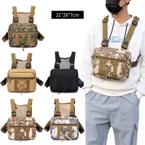 Chest Bags Factory - OEM Men's Lightweight Waterproof Tactical