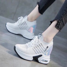 Women's Sneakers Factory - OEM Platform Heels Breathable Summer