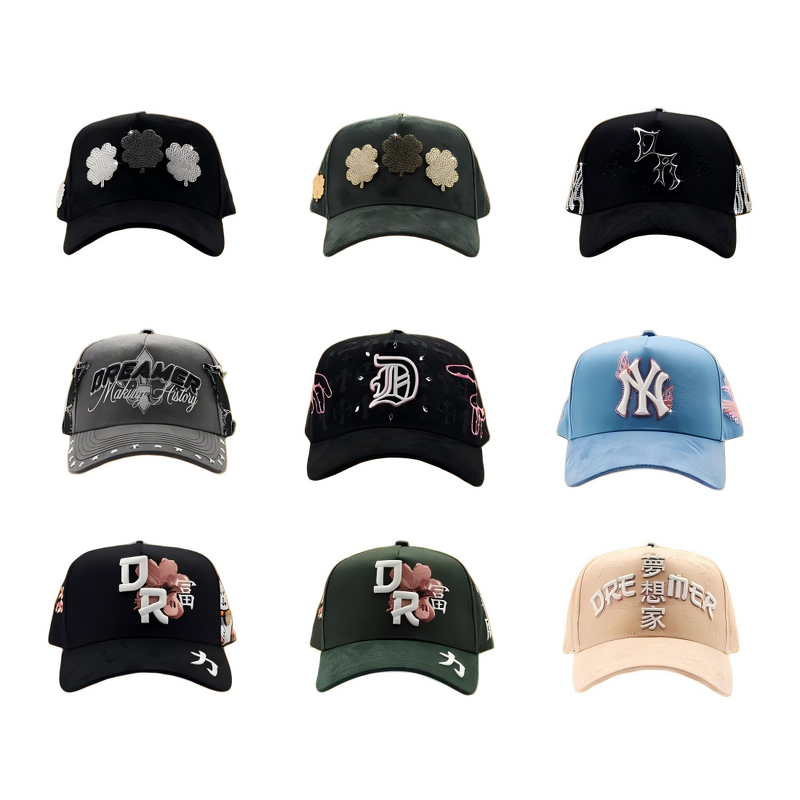 Sports Hat Manufacturer - OEM Custom 5 Panel Suede Wide Brim